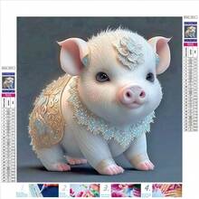 Tranh nghệ thuật kim cương 5D, Tranh kim cương khảm cỡ lớn, Câu đố tự làm thủ công, Họa tiết động vật cung hoàng đạo dễ thương, Tranh gạch kim cương khoan không có khung - Nhiều màu - Xem 15