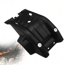 PowerMotor Protector de motor y chasis para motocicleta/moto de campo a través, placa base negra para protección contra raspaduras para modelos EXC-F EXC FE250 FE 350 2017-2022 - Unitalla - Ver 3