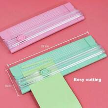 1pcA4 Mini Paper Trimmer Paper Cutter Cutting Machine For Craft Paper Card Photo Laminated Paper Scrapbook Home Crafts Tools New - One Size - View 5
