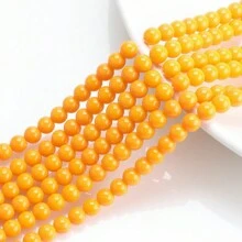 Environ 50 pièces Fil de perles en cristal clair de 8 mm, perles de verre pour la conception de bracelets, colliers, décoration de rideaux