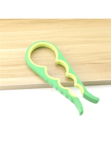 1/3/5/10 Multifunctional Can Opener, Jar Opener, 4 In 1 Double Color Non-Slip Plastic Easy Open Can Opener, Jar Opener, Bottle Opener, Beer
