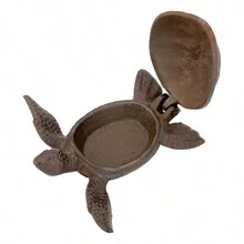 Signes Grimalt ORIGIN Home Decor Turtle Animal Figure | Brown Turtle Figure - 6x18x10cm - Brown - View 2