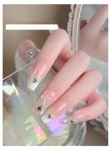 5000 件 3D 美甲鱼子酱珠适用于美甲迷你美甲球珠银色美甲钉 DIY 装饰配件美甲饰品美甲宝石美甲用品 - 銀色 - 查看 4