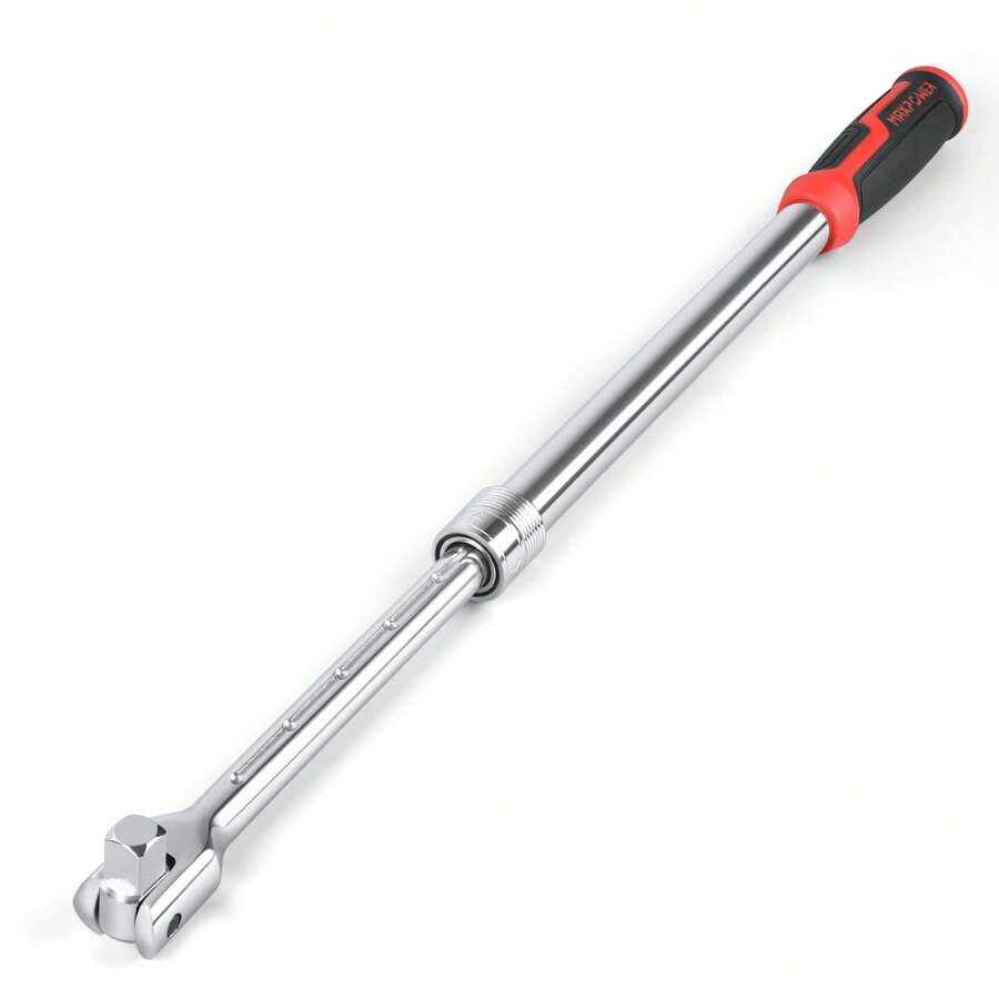MAXPOWER Breaker Bar, 1/2-Inch Drive Extendable Breaker Bar Flex Handle Length Adjustment 17 Inches To 22-1/2 Inches, Tools For Men - 可伸縮手柄 - 查看 1