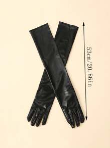 1 双金银湿式仿皮金属手套 盛会表演手套 女式性感肘长款乳胶性感女式闪亮长手套 真皮乳胶角色扮演服装钢管舞手套配件黑色紧身手套 性感男式男女通用紧身长手套乳胶派对歌剧俱乐部服装夜总会肘部男士手套 新款性感黑色长款金属手套 合成皮革臂套服装 新款万圣节婚礼