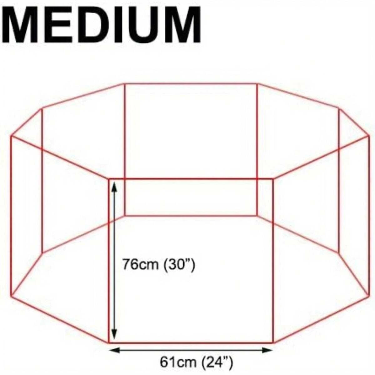 Pet Dog Pen Puppy Cat Rabbit Foldable Playpen Indoor/Outdoor Enclosure