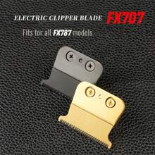 1pc Barberology FX707 Metal Professional Hair Clipper Replacement Blade Set, Suitable For Hair Clippers FX787 FX726 FX870 - Multicolor - View 8