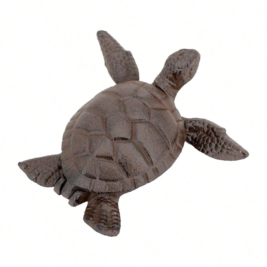 Signes Grimalt ORIGIN Home Decor Turtle Animal Figure | Brown Turtle Figure - 6x18x10cm - Brown - View 1