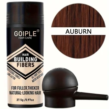 27.5g Natural Hair Fibers, Suitable For Thinning Hair, Can Be Dyed, Fills Hairline And Temples, Invisible, Sweat-Resistant, Long-Lasting - 0.97oz/ 27.5g - 查看 26