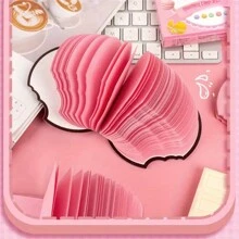 80صفحة/مجموعة دفتر ملحوظات جيب مزين بتصاميم الشوكولاتة والقشدة والفراولة العطرية، بشكل بسكويت وكعكة، قابل للتمزيق، هدية ممتعة للأصدقاء والمكاتب ،لوازم مدرسية