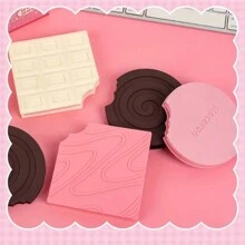 80صفحة/مجموعة دفتر ملحوظات جيب مزين بتصاميم الشوكولاتة والقشدة والفراولة العطرية، بشكل بسكويت وكعكة، قابل للتمزيق، هدية ممتعة للأصدقاء والمكاتب ،لوازم مدرسية