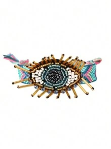 1 件时尚波西米亚嘻哈风格串珠水钻眼刺绣几何图案彩色流苏手链，可调节尺寸情侣/闺蜜款，适合日常、聚会、节日和派对穿着 - 手繩 - 查看 18