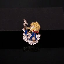 1PC Trâm cài áo Violet Evergarden Huy hiệu kim loại hoạt hình Violet Evergarden Cos Túi quần áo Phụ kiện Trang sức Quà tặng - Nhiều màu - Xem 5