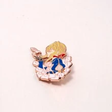 1PC Trâm cài áo Violet Evergarden Huy hiệu kim loại hoạt hình Violet Evergarden Cos Túi quần áo Phụ kiện Trang sức Quà tặng - Nhiều màu - Xem 8
