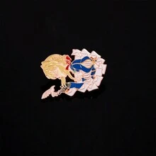 1PC Trâm cài áo Violet Evergarden Huy hiệu kim loại hoạt hình Violet Evergarden Cos Túi quần áo Phụ kiện Trang sức Quà tặng - Nhiều màu - Xem 3