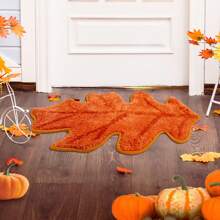 Fall Bathroom Rugs, Fall Leaf Decorations Bath Mats For Bathroom, Farmhouse Autumn Leaf Rugs For Bathroom Decorations For The Home, Holiday Cute Fall Leaf Decor Non-Slip 16x24 Inches Fall Decor Entryway Decor - Orange - View 4