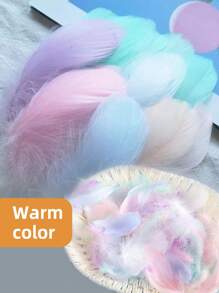 100/300PCS Goose Feathers For Crafts 4-8cm 8-12cm Swan Plumes DIY Gift Package Handmade Wedding Party Handicraft Accessories Decoration Dream Catcher Feathers,Christmas Valentine Day - Multicolor - View 34