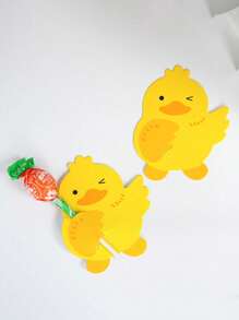 50 Stück/Packung Gastgeschenk Süßigkeiten Lollipop Dekor Karten Halter, Halloween, Halloween Dekoration