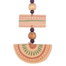 Signes Grimalt ORIGIN 家居裝飾木製吊墜| 吊墜橙色吊墜 - 45x12x2cm