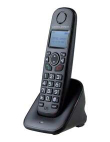 Cordless Phone LCD Display Caller ID - Black - View 1