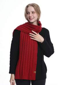 1-3 peças/conjunto de gorro de malha de inverno feminino e luvas touchscreen, forro grosso, textura estampada, toque de pompom, adequado para esqui, viagens, direção, encontros, uso diário Halloween - Multicolorido - Ver 13