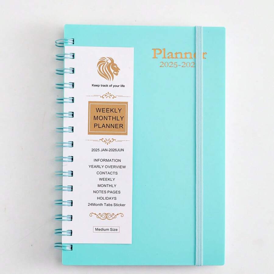 Diary Plan 2025 2026 18 Months Daily, Weekly And Monthly Plans