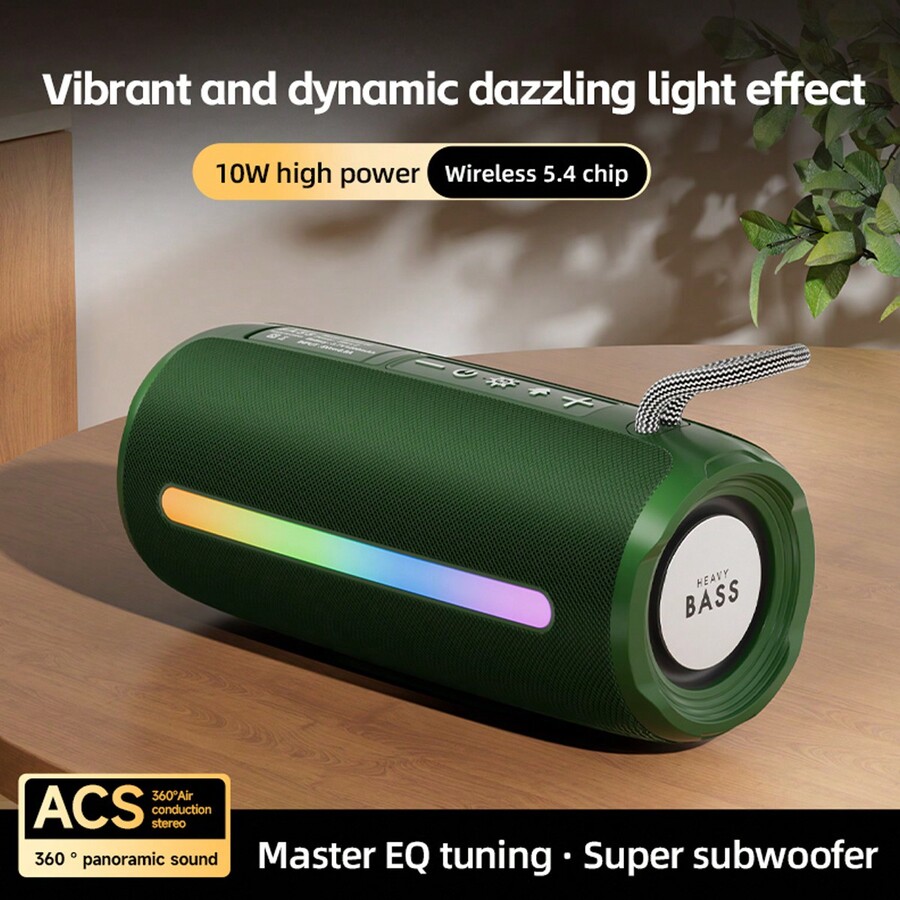 HEAVY BASS Heavy Bass Outdoor Wireless Portable Waterproof Shockproof