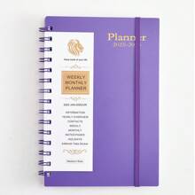 Planificador de agenda 2025 - 2026 - 18 meses, planes diarios, semanales y mensuales, de enero de 2025 a junio de 2026, calendario escolar, papel grueso de 100 g/m² adecuado para personal de oficina, maestros, suministros escolares - multicolor - Ver 12