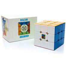Cubo Mágico Moyu RS3M 2020 3x3 sin pegatinas, Cubo Mágico RS3M V5 2023 3x3 - RS3M - Ver 14