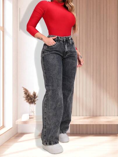 Calça Wid Leg Marmorizada  Preta/ Cinza / Grafite  Lançamento nova moda blogueiras linha Premium