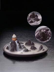 1Pc Ceramic Pouring Incense Burner Aromatherapy Gadgets - Multicolor - View 12