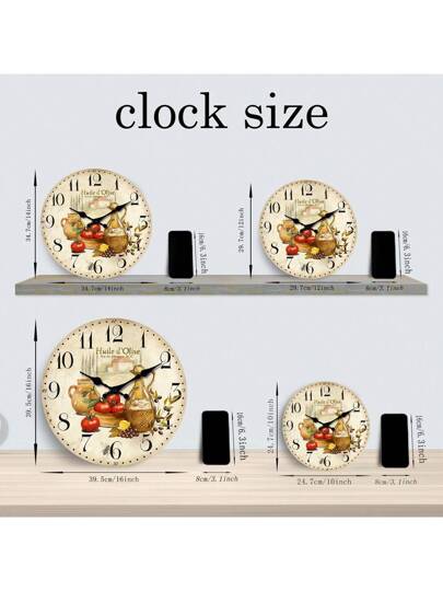 Wandklok Modern 7ffa view 3