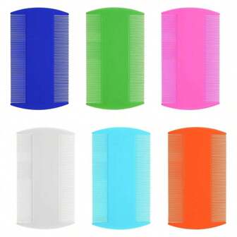 6 pièces/3 pièces/1 pièce Brosses à cheveux à double face avec peigne anti-poux 2 pièces Brosse à cheveux anti-pellicules professionnelle sans dommage pour les cheveux