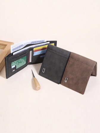 Business Reversible Multi-Card Slot Wallet, Suitable For Daily Credit Card Storage