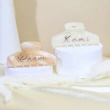 Spersonalizowana spinka do włosów z kryształkami, Kolorowa spinka do włosów, Spinka do włosów z kryształkami, Spinka do włosów z kryształkami, Akcesoria do włosów, Spersonalizowana spinka do włosów z imieniem, Spinka do włosów, Różowy prezent dla księżniczki, Spersonalizowana spinka do włosów z imieniem, Akcesoria do włosów na ślub, Wiosna Lato Jasne kolory