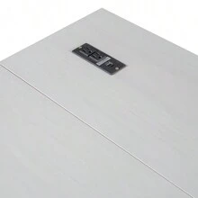 Queen Murphy Bed With Large Drawers, White - Trắng + Ván ép + Queen như hình - Xem 13