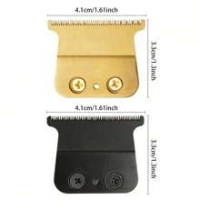 1pc Barberology FX707 Metal Professional Hair Clipper Replacement Blade Set, Suitable For Hair Clippers FX787 FX726 FX870 - Multicolor - View 7