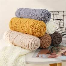 1-Pack Chunky Knitting Yarn By Soft Worx, Acrylic Blend, 8-Ply Variegated & Solid Colors For Crochet And Knitting Projects - Super Soft Textured Yarn For Sweaters, Scarves & Crafts - Multicolor - View 5