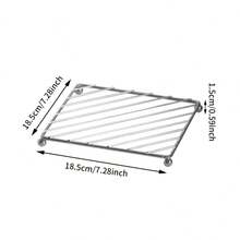 1件装 家用锅垫 方形搁板 隔热防烫餐垫 杯垫 桌垫 隔热垫 - 彩色 - 查看 5