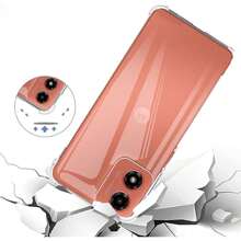 Capa Capinha Case Anti Impacto Transparente Para Moto G04S - Transparente - Visão 3