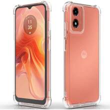 Capa Capinha Case Anti Impacto Transparente Para Moto G04S - Transparente - Visão 2