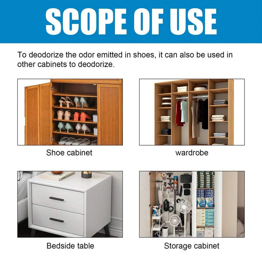 Shoe Deodorant Box Shoe Closet Shoes Socks Deodorant