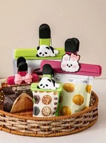 1 Stück Mehrzweck Lebensmittel Verschlussclip - feuchtigkeitsbeständig, Frische erhaltend für Snacks & Teebeutel, robustes Kunststoff Küchenzubehör