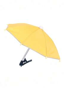 1/2 piezas Paraguas parasol impermeable con soporte para teléfono, paraguas mini con protección UV, adecuado para lluvia ligera, visera de sol universal para teléfono, accesorio antirreflejo para teléfono al aire libre, accesorio esencial de viaje, accesorios de fitness y estudio, necesidad de camping de vacaciones, accesorio de vacaciones - Multicolor - Ver 12