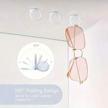 4 件壁挂式眼镜收纳架，用于眼镜展示 - 彩色 - 查看 2