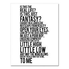 1 pieza Póster con la impresión de la banda Queen y Freddie Mercury, pintura en lienzo del arte de la película Bohemian Rhapsody, decoración de pared estilo hip hop sin marco - Multicolor - Ver 13