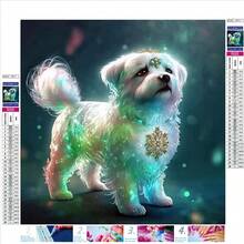 Tranh nghệ thuật kim cương 5D, Tranh kim cương khảm cỡ lớn, Câu đố tự làm thủ công, Họa tiết động vật cung hoàng đạo dễ thương, Tranh gạch kim cương khoan không có khung - Nhiều màu - Xem 17