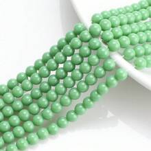 Environ 50 pièces Fil de perles en cristal clair de 8 mm, perles de verre pour la conception de bracelets, colliers, décoration de rideaux