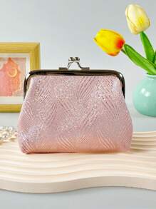 Textured Fabric Small & Card Holder Velvet Material Gifts Essentials Items For Women Wallet Mini Wallet Purse Wallet Coin Wallet