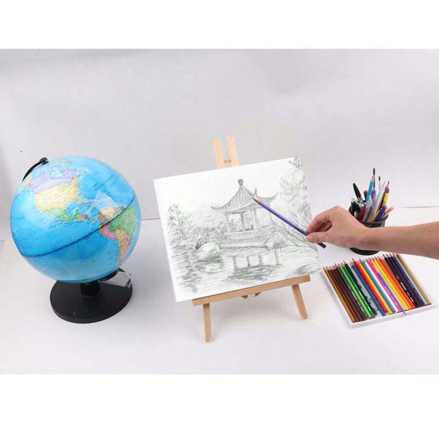 Motarro* Painting Easel Shelf Classroom Students Artist Exhibition Art